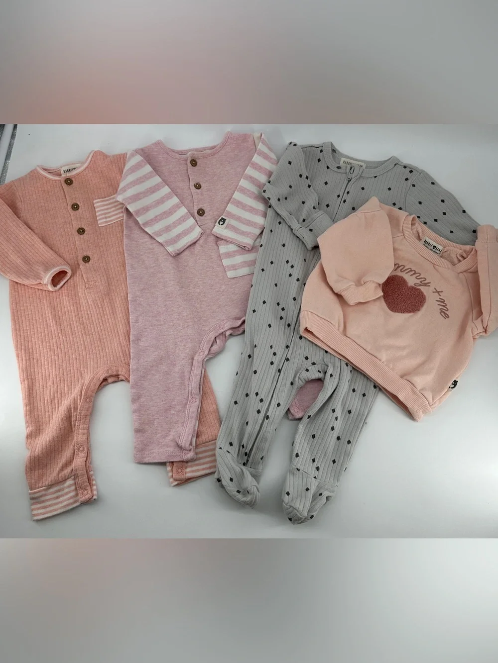 RABBIT + BEAR BY EMILY AND OLIVER Baby Size 6-9Month 4 Piece Bundle